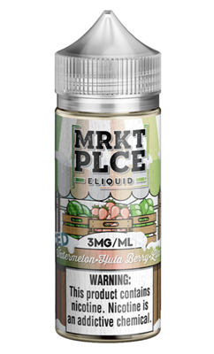 MRKT PLCE Iced Watermelon Hulaberry Lime 100ml ejuice