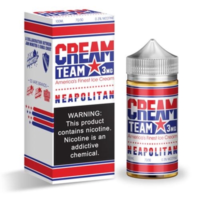 Neapolitan by Cream Team E-Liquid - 100mL $11.99 -Ejuice Connect online vape shop