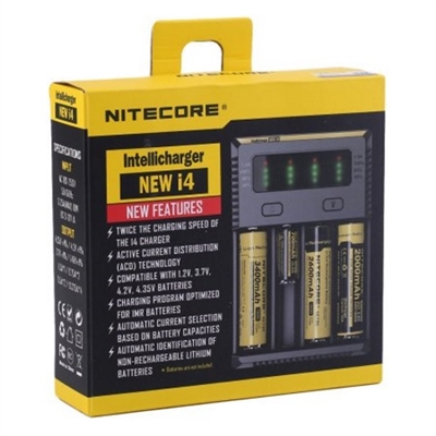 NEWEST Nitecore i4 Intellicharger $22.99 -Ejuice Connect online vape shop