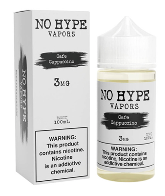 No Hype Vapors Cafe Cappuccino 100ml e-juice