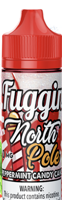 North Pole by Fuggin Vapor Co. - 120mL Only $9.99 - Peppermint Candy Vape Juice -Ejuice Connect online vape shop