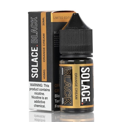 Orange Cream by Solace Black E-Liquid - 30mL $8.99 -Ejuice Connect online vape shop