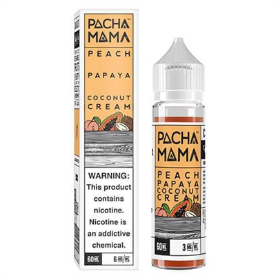 Pachamama - Peach Papaya Coconut Cream E-Liquid - 60ml - $9.89 |Ejuice Connect online vape shop