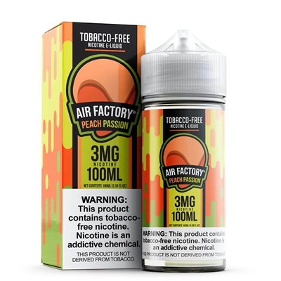 Peach Passion Tobacco Free Nicotine by Air Factory - $11.99 -Ejuice Connect online vape shop