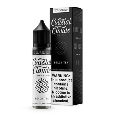 Peach Tea - Coastal Clouds Oceanside - 60mL Only $10.99 -Ejuice Connect online vape shop