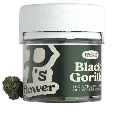 Pushin Ps Black Gorilla Flower 3.5g THCA + THC-P - (Hybrid)