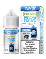 Pod Juice x RAZ Salt Jolly Blue Razz Ice 30ml E-Juice