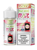 RAZ 100ml e-juice - Strawberry Lolly