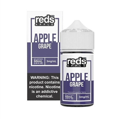 Grape REDS Grape Apple Juice by 7 Daze - 60mL Grape Apple Vape $10.99 -Ejuice Connect online vape shop