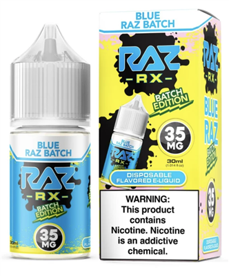 Pod Juice RX Raz Blue Raz Batch Edition 30mL Salt E-Juice