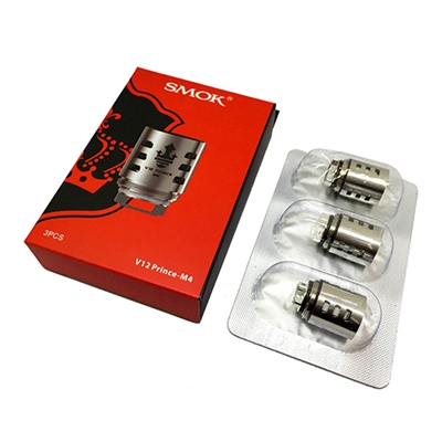 SMOK V12 Prince M4 Coils 3 PK - TFV12 Prince Tank $12.99 -Ejuice Connect online vape shop