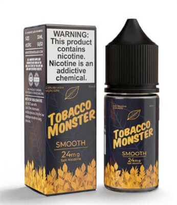 Tobacco Monster SMOOTH Salt Nicotine -30mL $8.63 -Ejuice Connect online vape shop