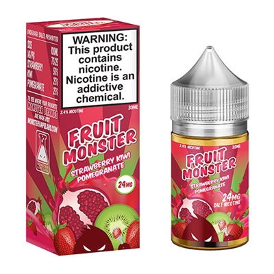 Fruit Monster SALT - Strawberry Kiwi Pomegranate - 30ML $11.99 -Ejuice Connect online vape shop