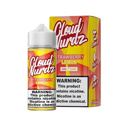 Strawberry Lemon by Cloud Nurdz E-Liquid - 100ml $11.99 -Ejuice Connect online vape shop