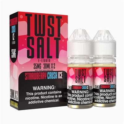 Strawberry Crush Lemonade Ice by Twist Salt E-Liquid - $13.99 -Ejuice Connect online vape shop