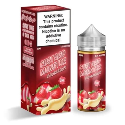 Strawberry Custard Monster by Monster Vape Labs - $11.99 -Ejuice Connect online vape shop