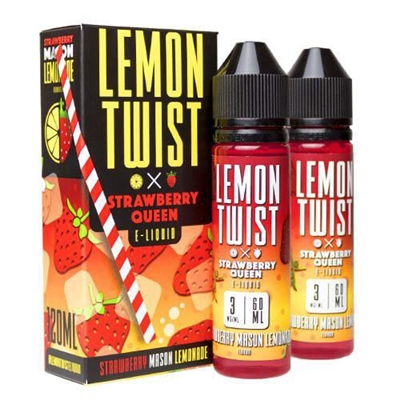 Strawberry Mason Lemonade - Lemon Twist Strawberry Queen 120mL $15.99 Vape Juice -Ejuice Connect online vape shop