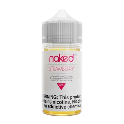 Strawberry by Naked 100 E-liquid - 60ml Strawberries & Cream E-Liquid $11.99 -Ejuice Connect online vape shop