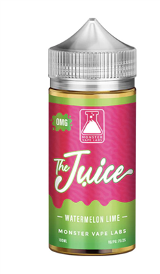 The Juice Watermelon Lime 100ml EJuice by jam monster