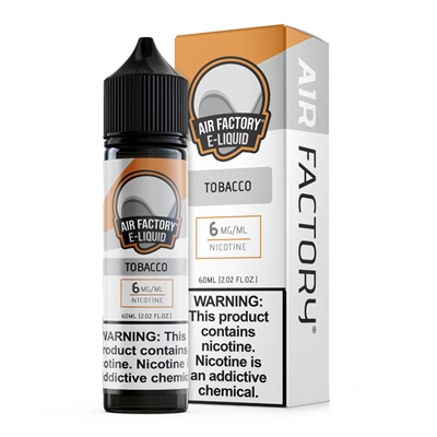 Tobacco by Air Factory E-Liquid 60mL $10.95 -Ejuice Connect online vape shop