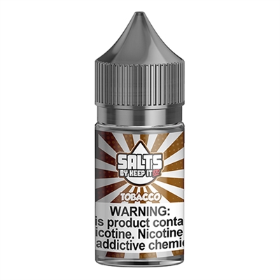 Tobacco by Keep It 100 Salts - 30ml E-liquid Only $8.99 -Ejuice Connect online vape shop