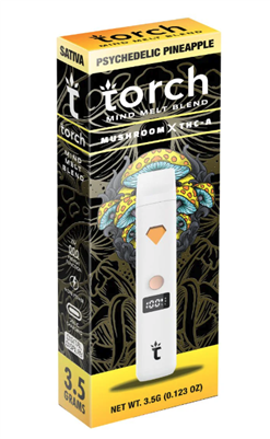 Torch Mind Melt THCa x Mushroom 2.0 Vape 3.5g - Psychedelic Pineapple