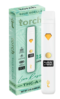 Torch THCa Live Rosin Sour Gorilla 2.5G Vape