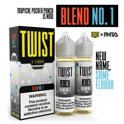 Blend No. 1 (Tropical Pucker Punch) by Twist E-liquid - $15.99 -Ejuice Connect online vape shop