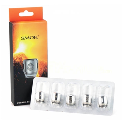 SMOK V8-Baby-T6 Baby Beast Replacement Coil 5 pk $14.99 - E Juice Connect