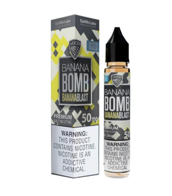 VGOD Iced Banana Bomb Salt Nic 30ml e-liquid