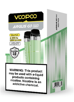 VooPoo ARGUS G3 Mini Pod Kit 2 Pack Bundle | 30W Pod System