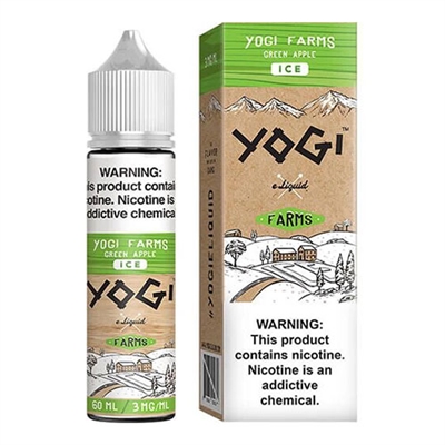 Green Apple Ice by Yogi Farms E-liquid - 60ml - $10.95 -Ejuice Connect online vape shop