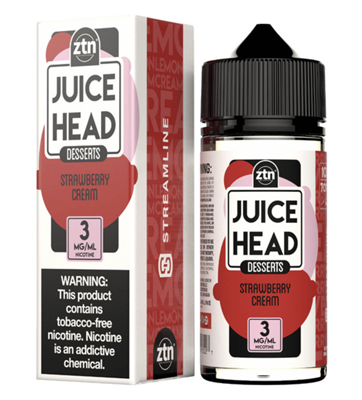 Desserts Strawberry Cream 100ml ejuice by juice head