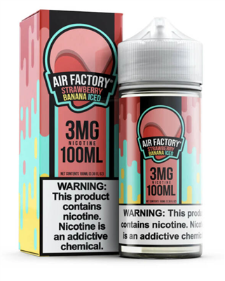 Air Factory Strawberry Banana Iced TFN 100ml $11.99 - FREE SHIPPING