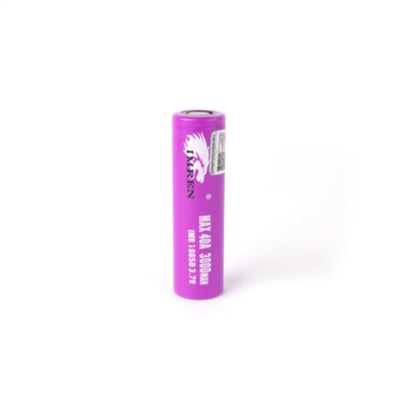 Imren IMR 18650 (3000mAh) 40A 2pk $12.99