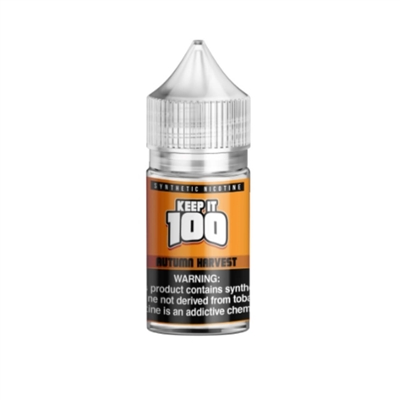 Keep it 100 Autumn Harvest Salt TFN 30ml $11.99