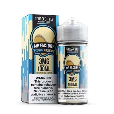 Kookie Krunch Tobacco Free Nicotine by Air Factory - $11.99 -Ejuice Connect online vape shop