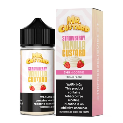 Mr. Custard Strawberry Vanilla Custard 100ml $9.99