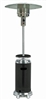 Black & Stainless Steel Patio Heater with Table