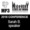 2018 Sarah B. speaker