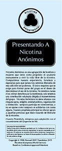 Presentando a Nicotina AnÃ³nimos