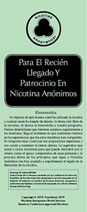 Para el ReciÃ©n Llegado y  Patrocinio en Nicotina  AnÃ³nimos