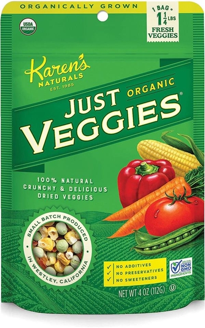 Karen's Naturals - Just Veggies - Standard Pouch - 4 oz