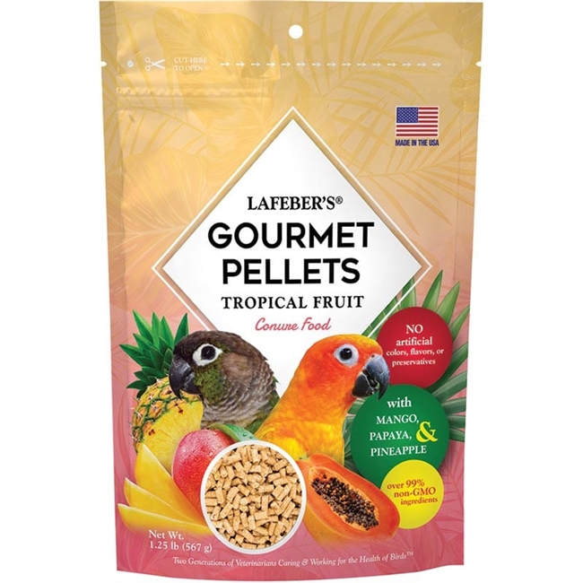 Lafeber's Gourmet Pellets Tropical Fruit - Conure - 1.25lb