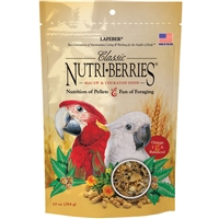 Lafeber's Classic Nutri-Berries - Macaw & Cockatoo - 10oz