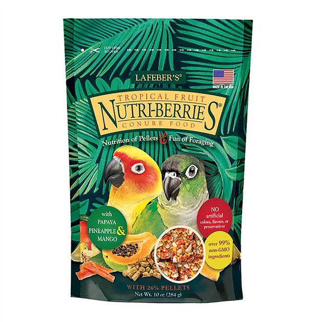 Lafeber's Tropical Fruit Nutri-Berries - Conure - 10oz