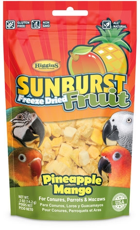 Higgins Sunburst Freeze Dried Pineapple Mango - 0.5oz
