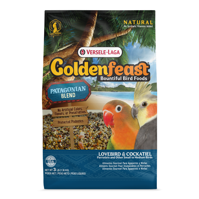 Goldenfeast Patagonian Blend - Lovebird & Cockatiel - 3lb