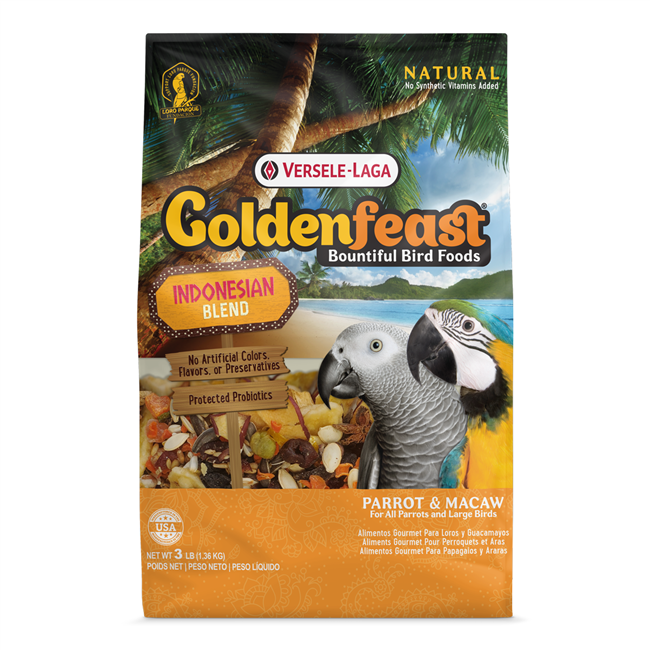 Goldenfeast Indonesian Blend - Parrot & Macaw - 3lb