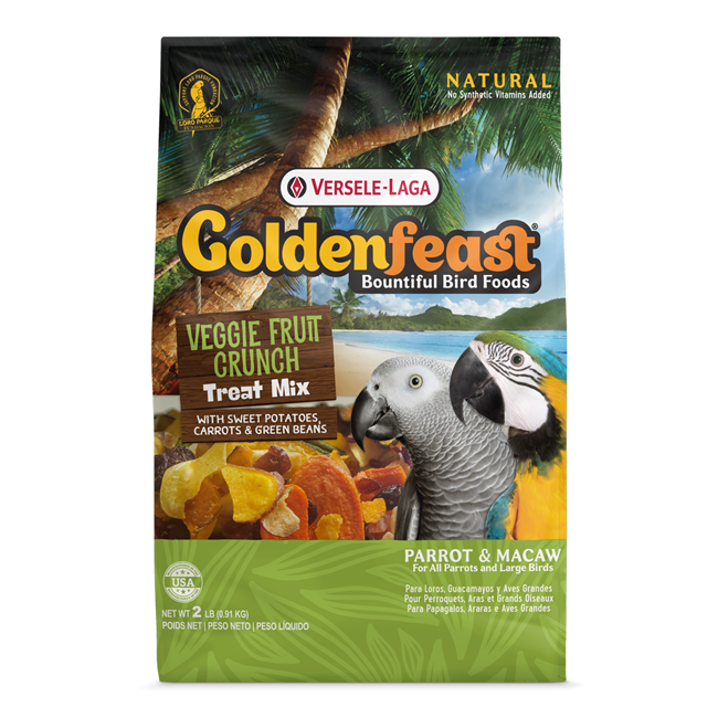 Goldenfeast Veggie Fruit Treat Mix - Parrot & Macaw - 3lb